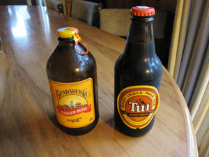 ジンジャービールとトゥイ（ビール）