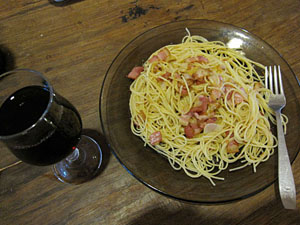 夕食